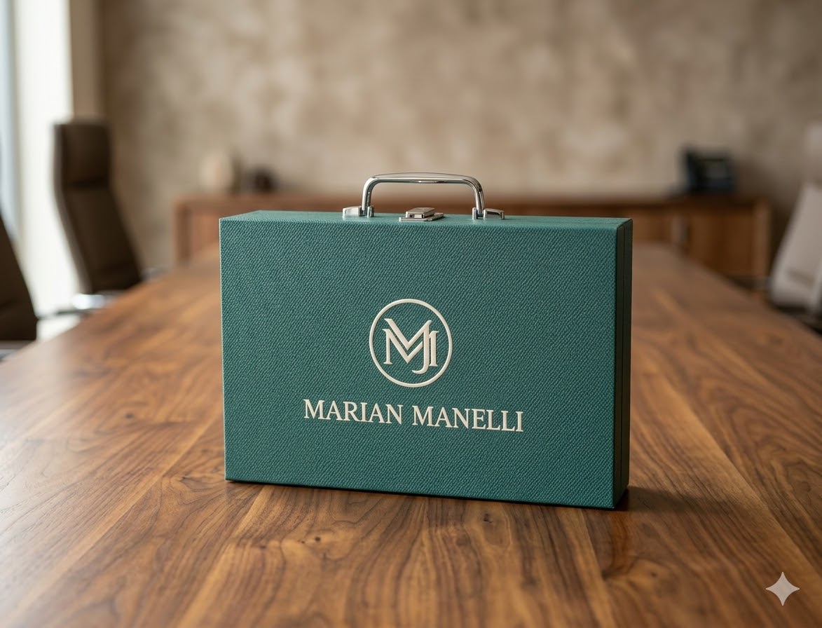 Mulher elegante usando semijoias Marian Manelli